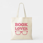 Tote Bag Lover's Typographie Lecture lunettes (Dos)