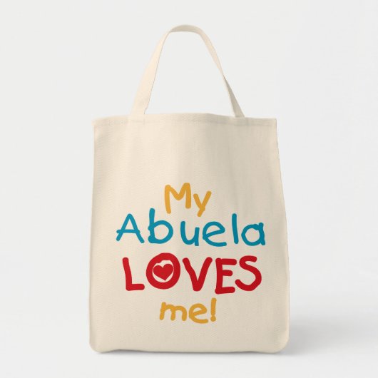 Tote Bag LOVESMEabuela (Devant)