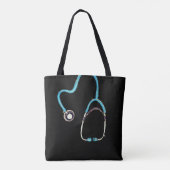 Tote Bag LPN Infirmière pratique RN Cadeau Stethoscope Mono (Dos)