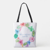 Tote Bag Luau mère mariage tropicale du marié (Dos)