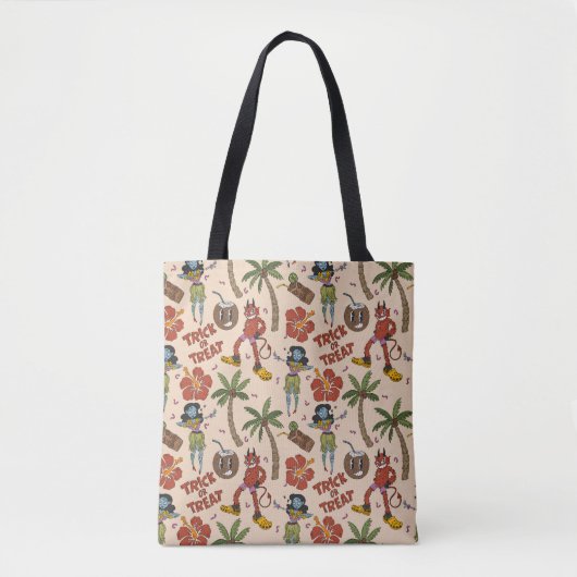Tote Bag Luau Rétro Effrayant (Devant)