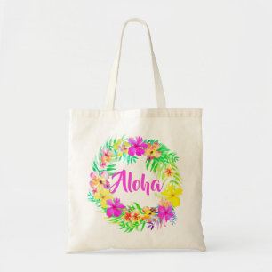 Tote Bag Luau Tropical Hawaiian Aloha Summer Fun Tot