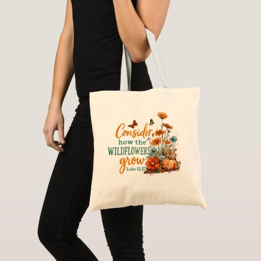 Tote Bag Luc 12:27 (Devant (produit))