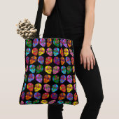 Tote Bag Lucha Libre Sugar Skull (De près)