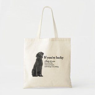 Tote Bag Lucky Black Lab