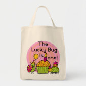 Tote Bag Lucky Bug Cupcake 1er Anniversaire Tshirts et cade (Devant)