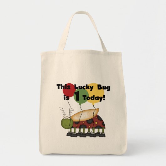 Tote Bag Lucky Bug est un Anniversaire Tshirts et cadeaux (Devant)