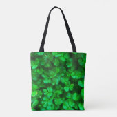 Tote Bag Lucky Celtic Irish Green Shamrocks (Dos)