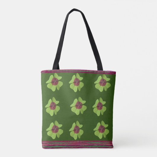 Tote Bag Lucky Clover / Shamrock de St. Patrick (Dos)