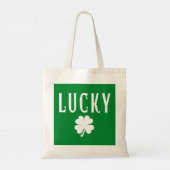 Tote Bag Lucky Four Leaf Clover St Patrick's Both Side (Dos)