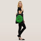 Tote Bag Lucky Irish Clovers (Sur le modèle)