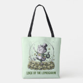 Tote Bag Lucky Irish Leprechaun (Dos)