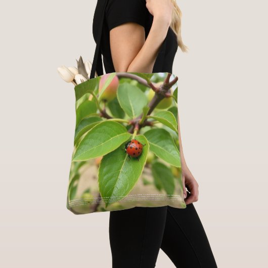 Tote Bag Lucky Ladybug (De près)
