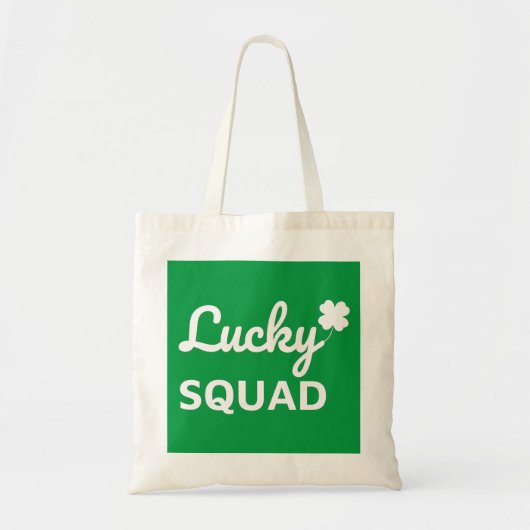 Tote Bag Lucky Squad St. Patrick's Day (Devant)
