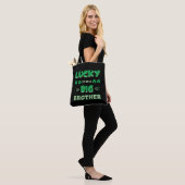 Tote Bag Lucky To Be A Big Brother St. Patrick's Day (Sur le modèle)