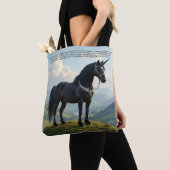 Tote Bag Lucky Unicorn (De près)