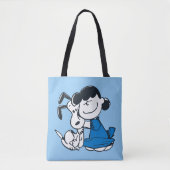 Tote Bag Lucy Hugging Snoopy (Devant)
