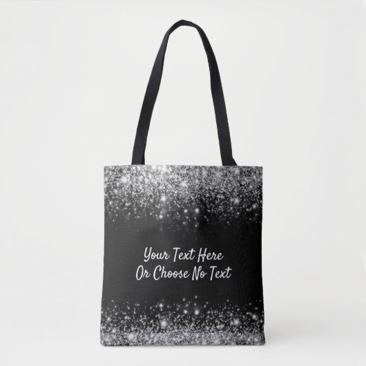 Tote Bag Lueur faite sur commande de Bokeh d'étincelle de (Devant)