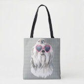 Tote Bag Lulu le Lhasa (Devant)