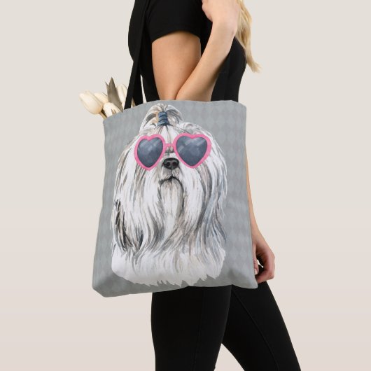 Tote Bag Lulu le Lhasa (De près)
