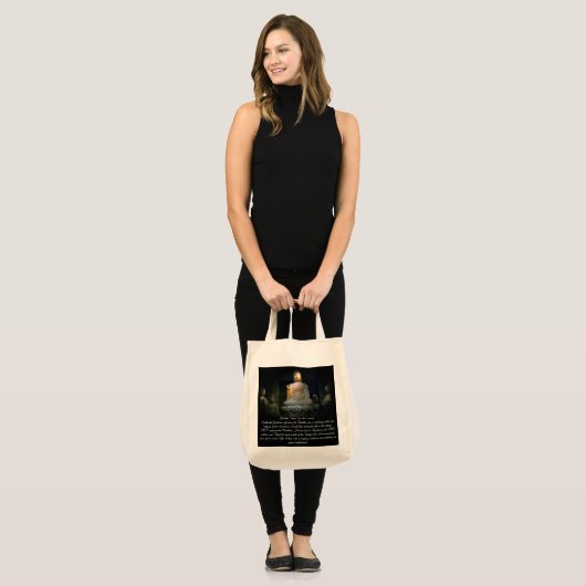 Tote Bag Lumière bouddhiste (Devant (modèle))