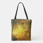 Tote Bag Lumière dans la forêt (Dos)