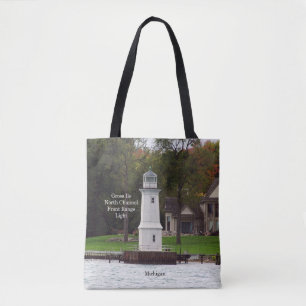 Tote Bag Lumière de la chaîne frontale North Channel sur to