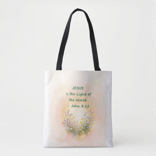 Tote Bag Lumière du monde (Devant)