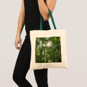Tote Bag Lumière du soleil à travers la canopée de la forêt (Devant (produit))
