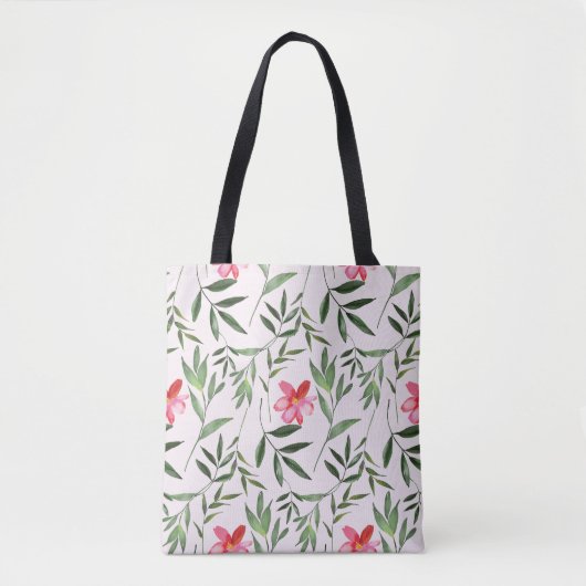 Tote Bag Lumière florale Whimsical et belle (Devant)