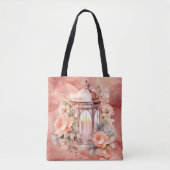 Tote Bag Lumière incroyable sur mon chemin Rose Marble Épau (Devant)