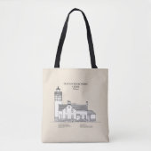 Tote Bag Lumière Old Mackinac Point - Michigan - SBD (Devant)