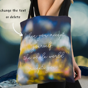 Tote Bag Lumières cosmiques dansantes