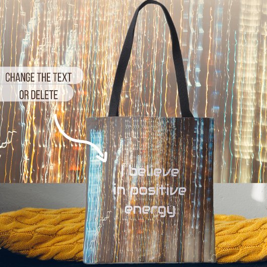 Tote Bag Lumières cosmiques rétro