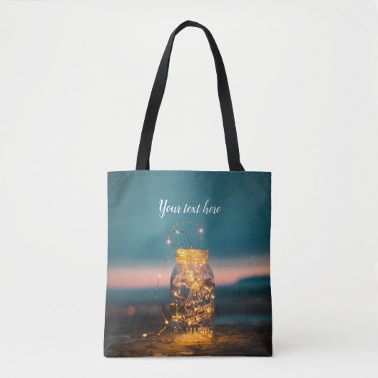 Tote Bag Lumières de minuit dans un pot (Devant)