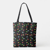 Tote Bag Lumières de Noël simples (Dos)