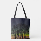 Tote Bag Lumières du Nord | Manitoba Canada Grande Pointe (Dos)