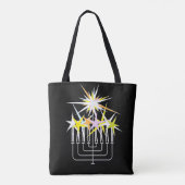 Tote Bag Lumières Hanoukka (Dos)