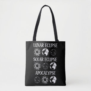 Tote Bag Lunaire Eclipse Solaire Eclipse Apocalypse Espace