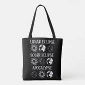 Tote Bag Lunaire Eclipse Solaire Eclipse Apocalypse Espace (Dos)