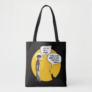 Tote Bag Lundi drôle Chat humour de bureau Sarcasme