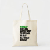 Tote Bag Lundi, l'histoire la plus courte (Devant)