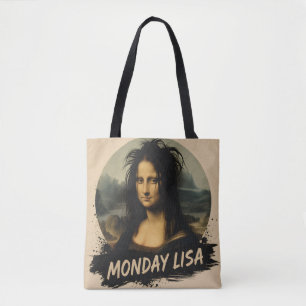 Tote Bag Lundi Lisa Drôle Renaissance Art