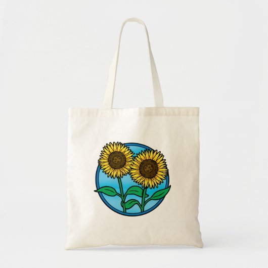 Tote Bag Lundi Reve - tournesol Fourre-tout (Devant)