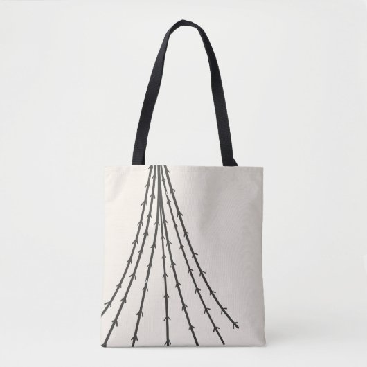 Tote Bag Lune Abstraite (Devant)