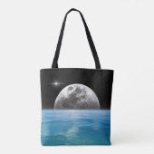Tote Bag Lune au-dessus de l'océan (Dos)
