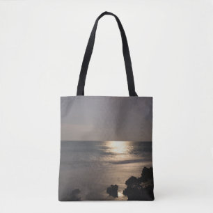 Tote Bag Lune au-dessus de l'océan
