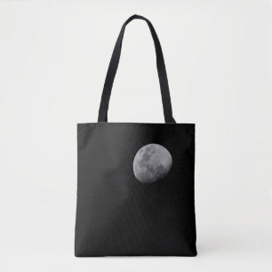 Tote Bag Lune avec ciel noir   Zambie, South Luangwa