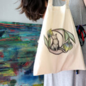 Tote Bag Lune Chat Fleur Luna Chats Floral LuneChat