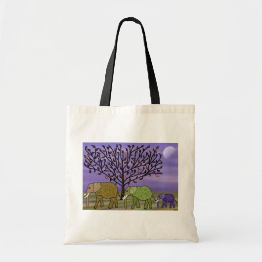 Tote Bag Lune d'éléphant (Devant)